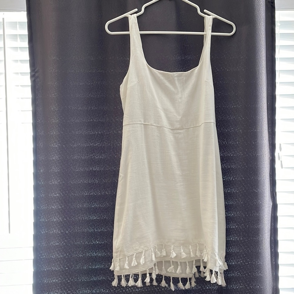 Lulus White Mini Dress Size: Small